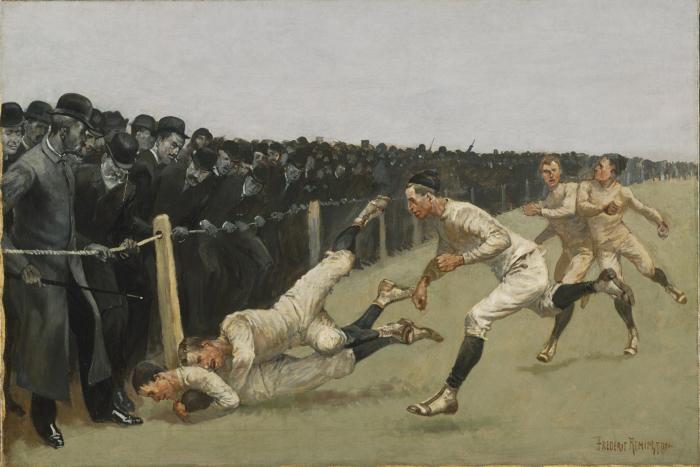 Frederic Remington Touchdown, Yale vs. Princeton, Thanksgiving Day